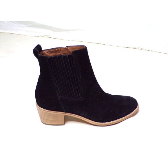 🆕PAUL GREEN Sante Zip Ankle Bootie Boot Suede Block Heel 8 - Picture 8 of 11